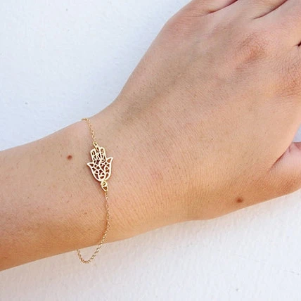 

BR-912CY Newest Handmade Smart Bracelet Hamsa Hand Bracelets for Women, 2 colors