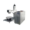 30W mopa fiber laser marking machine color fiber laser marker with rotating platform