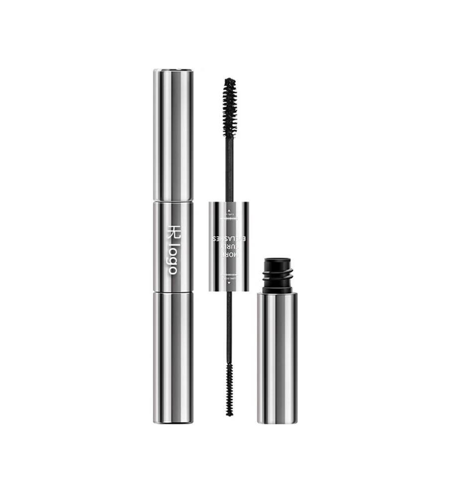 

OEM private label New black 4D silk fiber mascara waterproof mascara thick black long makeup eyelashes, Balck