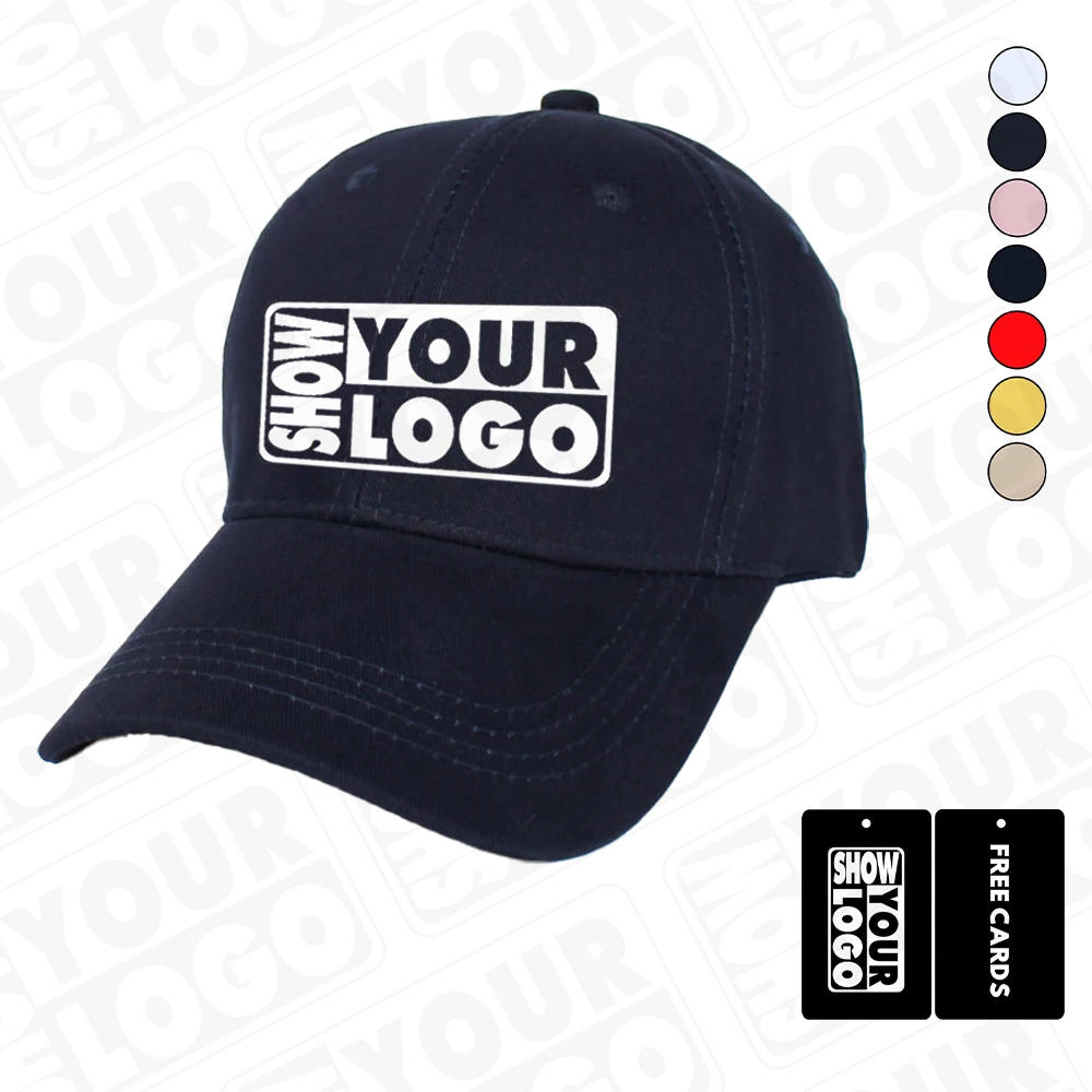 CB127-JMHTJ6P Top Quality 6 Panel Premium Baseball Cap Embroidered Gilf Cap Hats Custom Your Own logo Unstructured Hat Wholesale