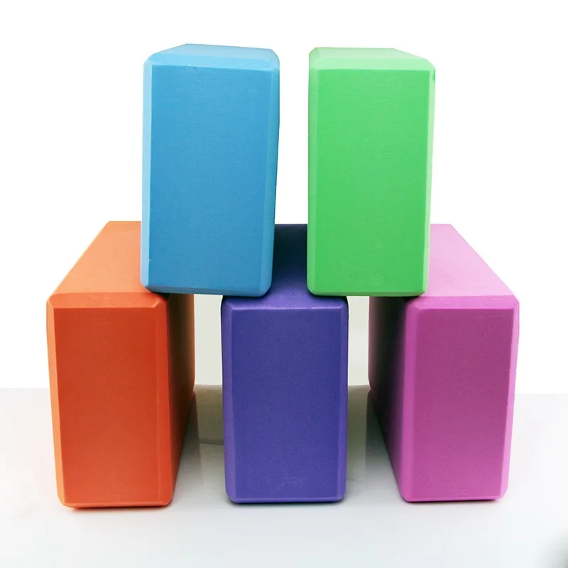 

180g Gym Fitness EVA Yoga Block Colorful Foam Block Brick for Exercise Workout Training Bodybuilding Equipment, Customized color