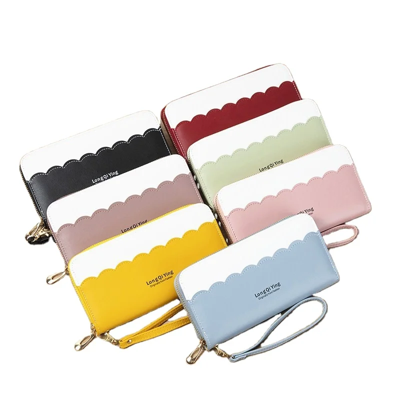 

Billet muj al por mayor fashionable multi-card large screen mobile phone wallet long lady purse carteras/bols de muj billet