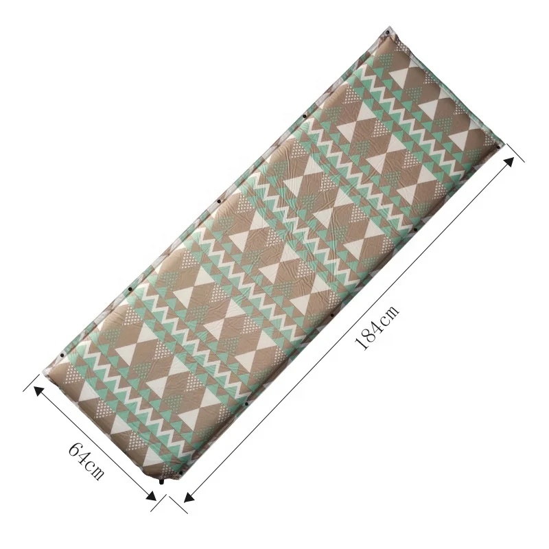 

Camp Inflatable Sleep Pad Self Inflating with Foot Pump, Customized color