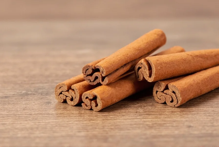 Cinnamon sticks and chili peppers arranged together showing contrast between warming and spicy ingredients