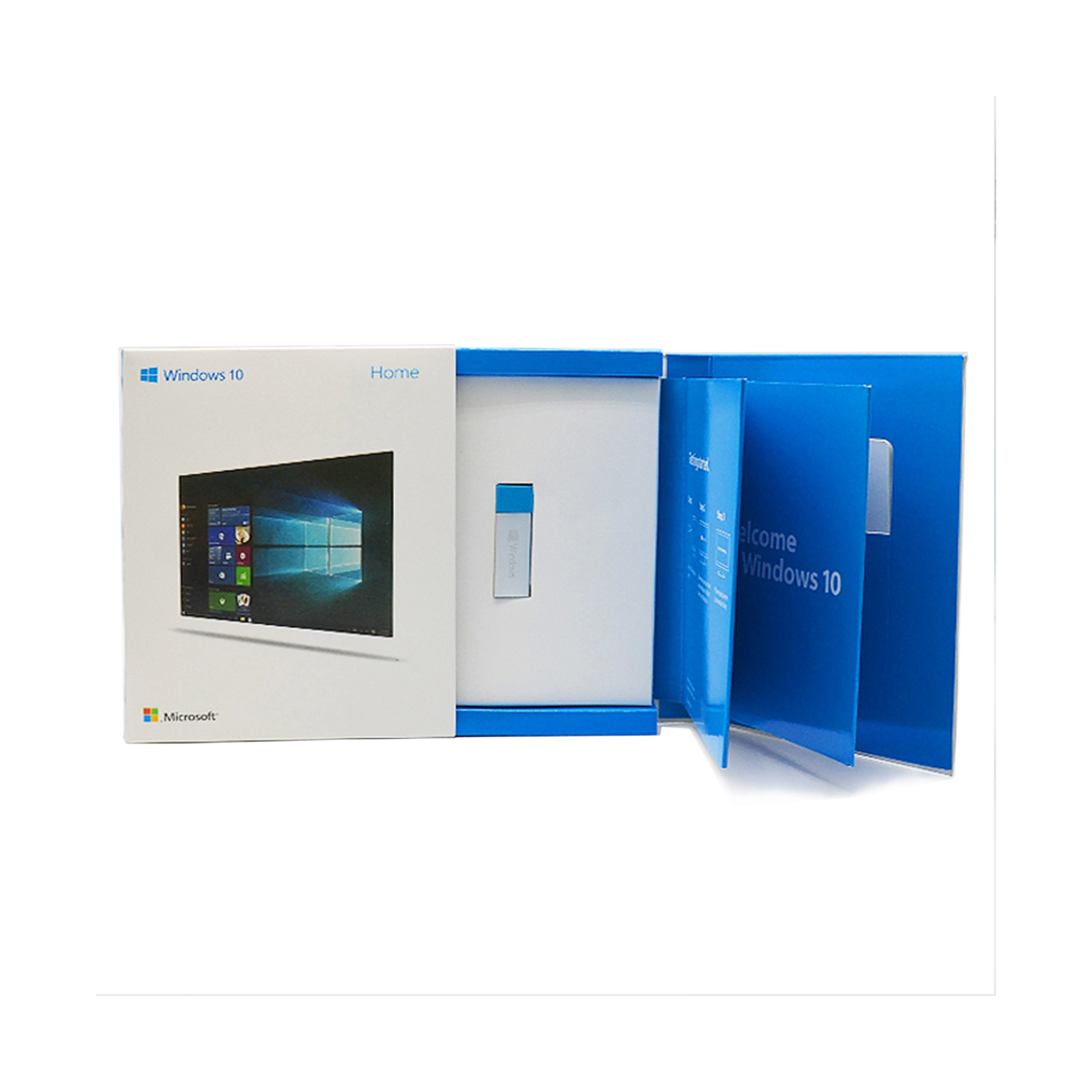 

MS Windows 10 Home retail USB pack License Sticker life time online Activation