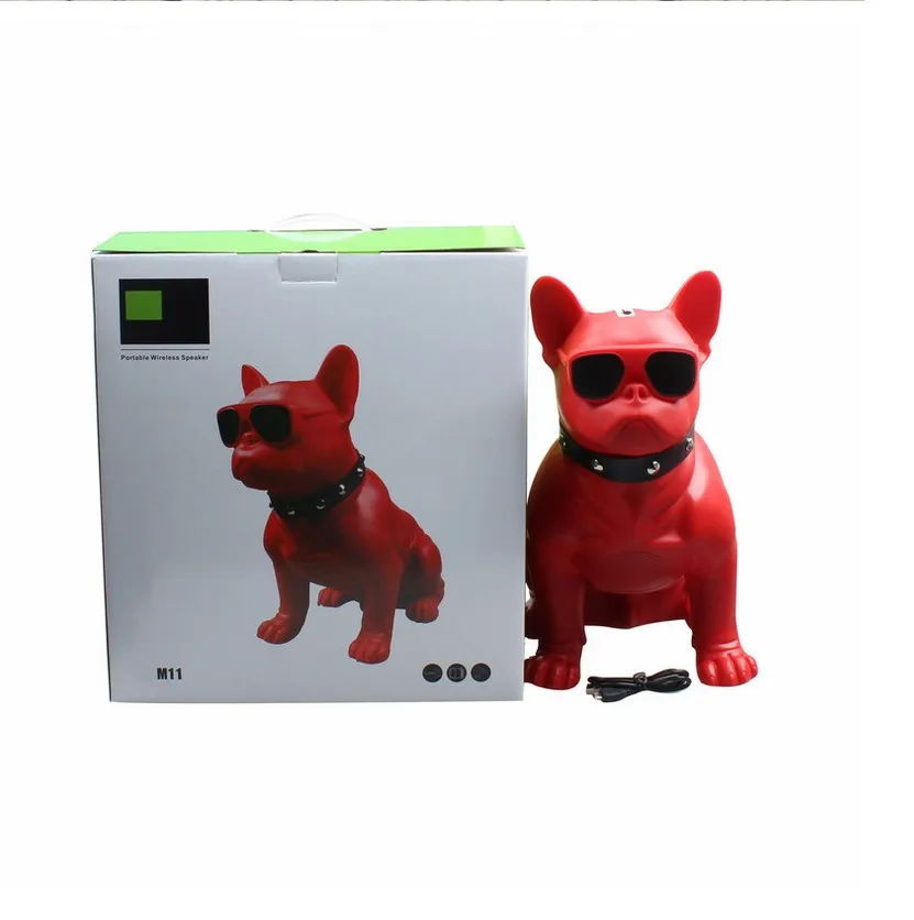 New product portable wireless Bulldog speaker Bluetooth outdoor computer mobile phone subwoofer Bluetooth audio - ANKUX.COM