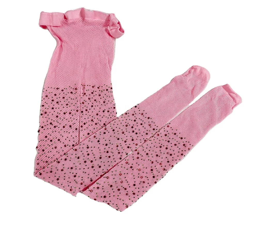 

Baby Girls Stockings Summer Children Drilling Stockings Net Pantyhose for Kids Mesh Shiny Rhinestone Fishnet tights, Picture shown