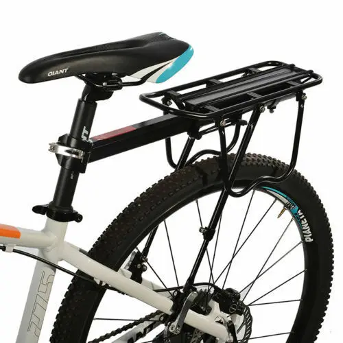 

Mountain bike bicycle rear frame bracket luggage rack, Black