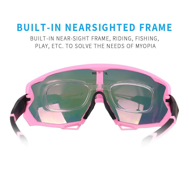 
X-TIGER Cycling Glasses Polarized Outdoor Sports Bicycle Glasses MTB Bike Sunglasses Wind Racing Goggles Woman Cycling Eyewear 