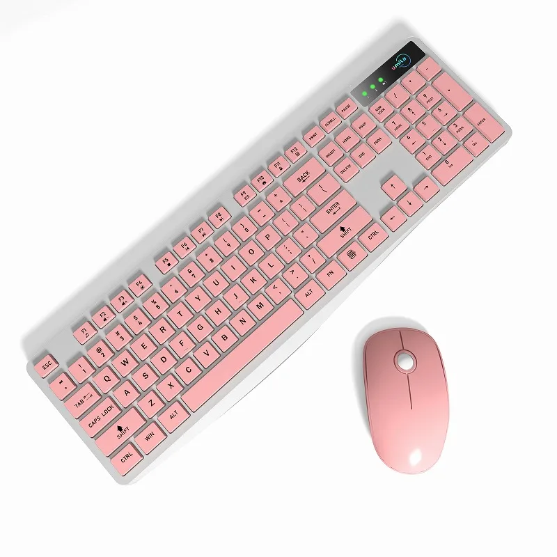 

Unique Office 2.4g wireless keyboard and mouse combo, Customized colors