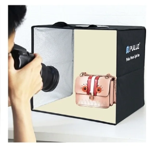 

Newest Design PULUZ 40cm Amazon Basics Portable Foldable Photo Boxes For Packages Studio Box, Black
