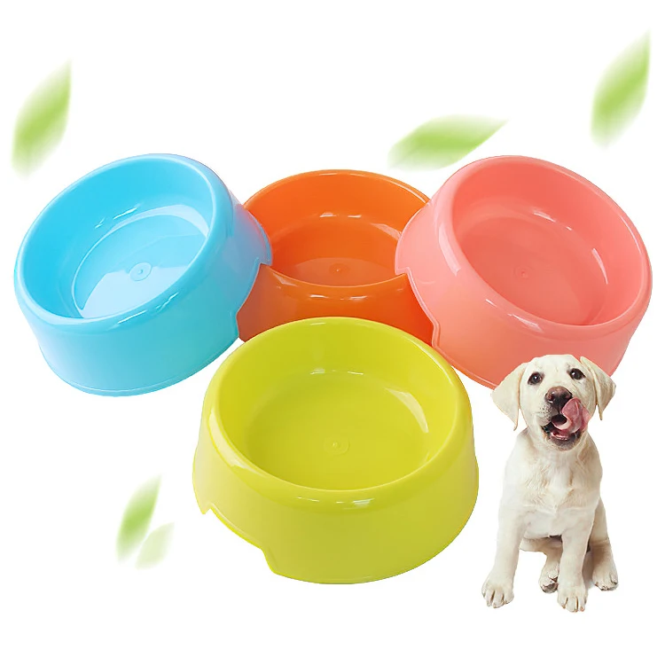 

Wholesale Pet Supplies Round Shape Dog Food Bowl Candy Color Slow Feeder Dog Bowl Dog Water Bowl, As picture