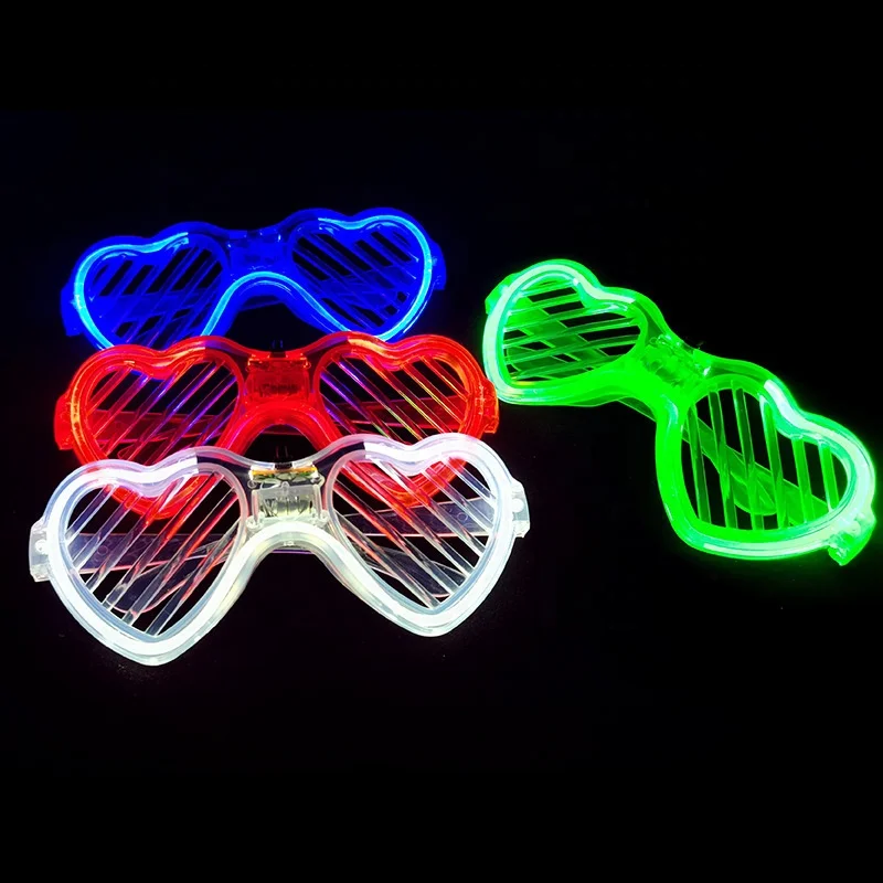 

3 Light Modes Glow Sticks Light Up Glasses Glow In The Dark Party Supplies Favors for Kids Adults