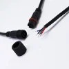 Free sample IP68 Mini M12 2 3 4 5-pin waterproof cable connector male and female waterproof connector