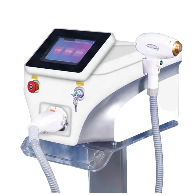 

CE approved portable painless efficient 755nm 808nm 1064nm diode laser epilator 3 wavelength body permanent hair removal machine