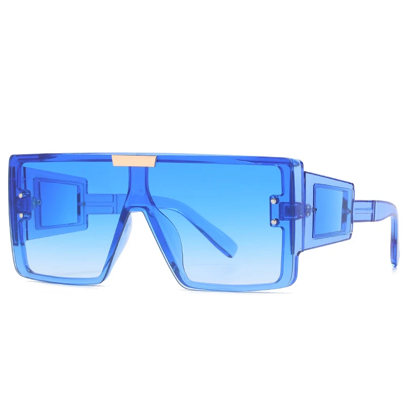 

New style one piece sun visor big frame eye protection men and women oversized square sunglasses, As the picture shows