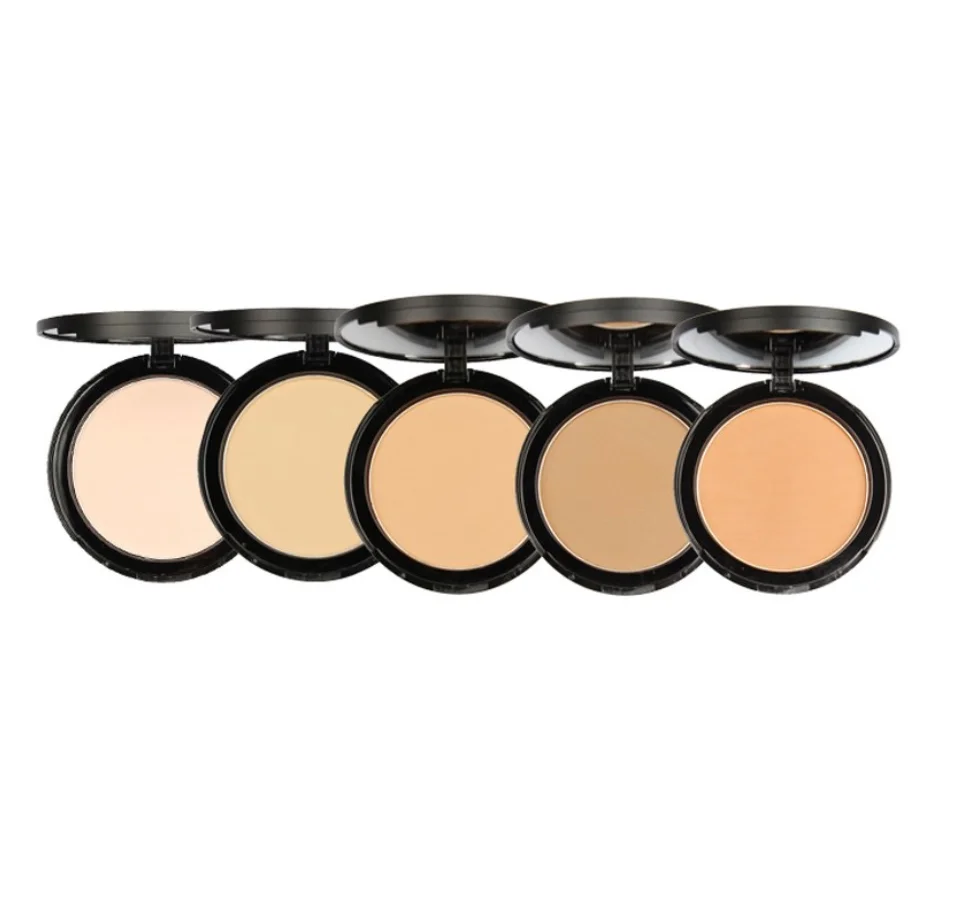

5 colors compact makeup pressed powder face powder, 5 colors with sunscreen