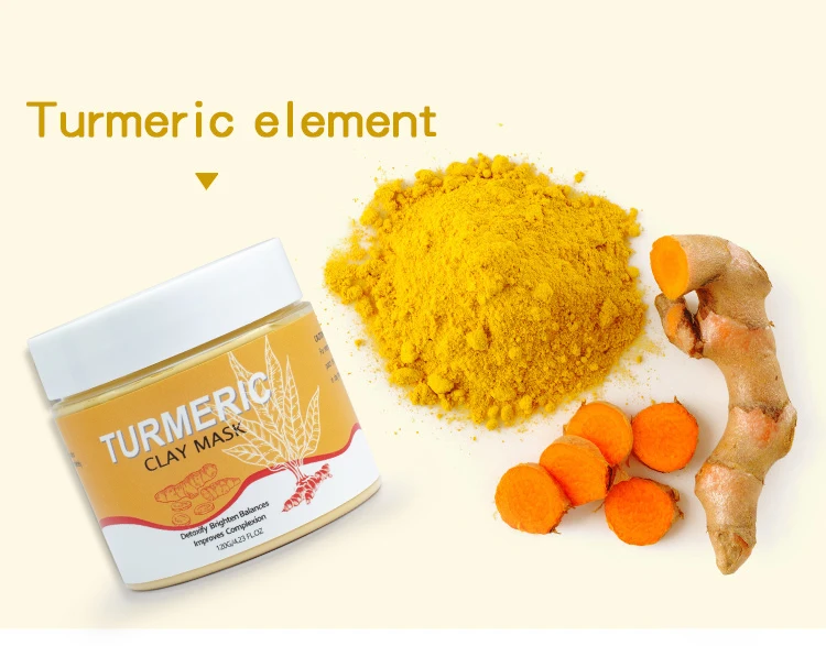 

Custom Wholesale 120g Private Label Face Skin Care Vitamin C Turmeric Clay Mask Rose Mud Film