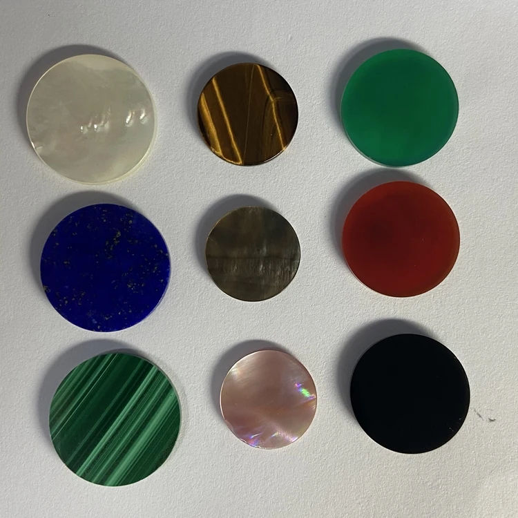 

15x2mm Natural Green agate Carnelian double flat Round coins gemstone disc, White, black,pink,yellow.