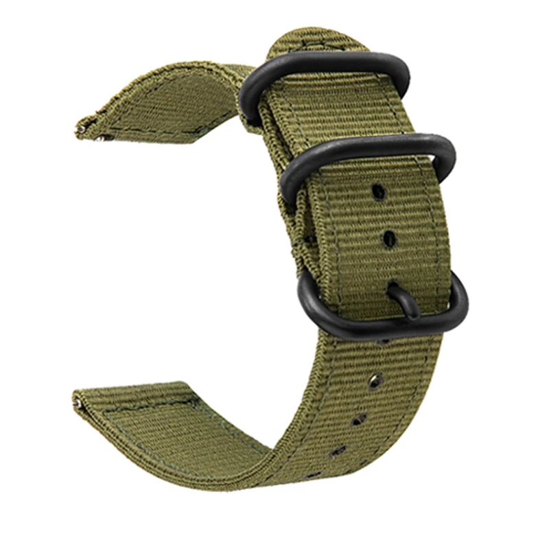 

22mm 20mm Nylon Strap for Samsung Watch 46/42mm Canvas Watch Strap for Huawei GT2 Watch Band