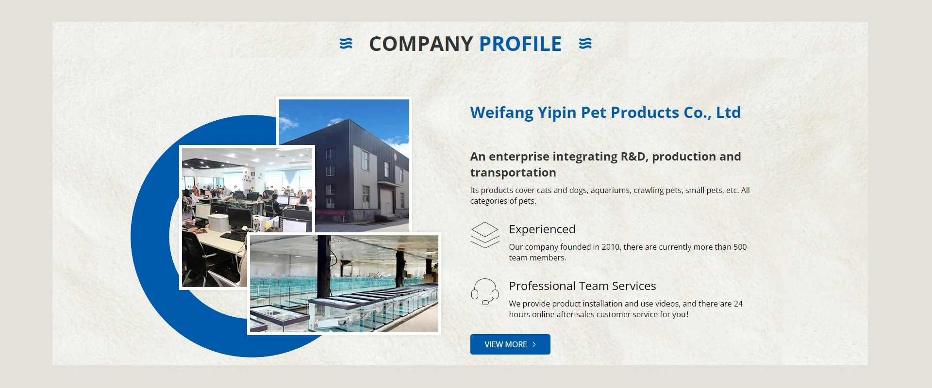 Weifang Yipin Pet Products Co., Ltd. Small Fish Aquarium, Big Fish