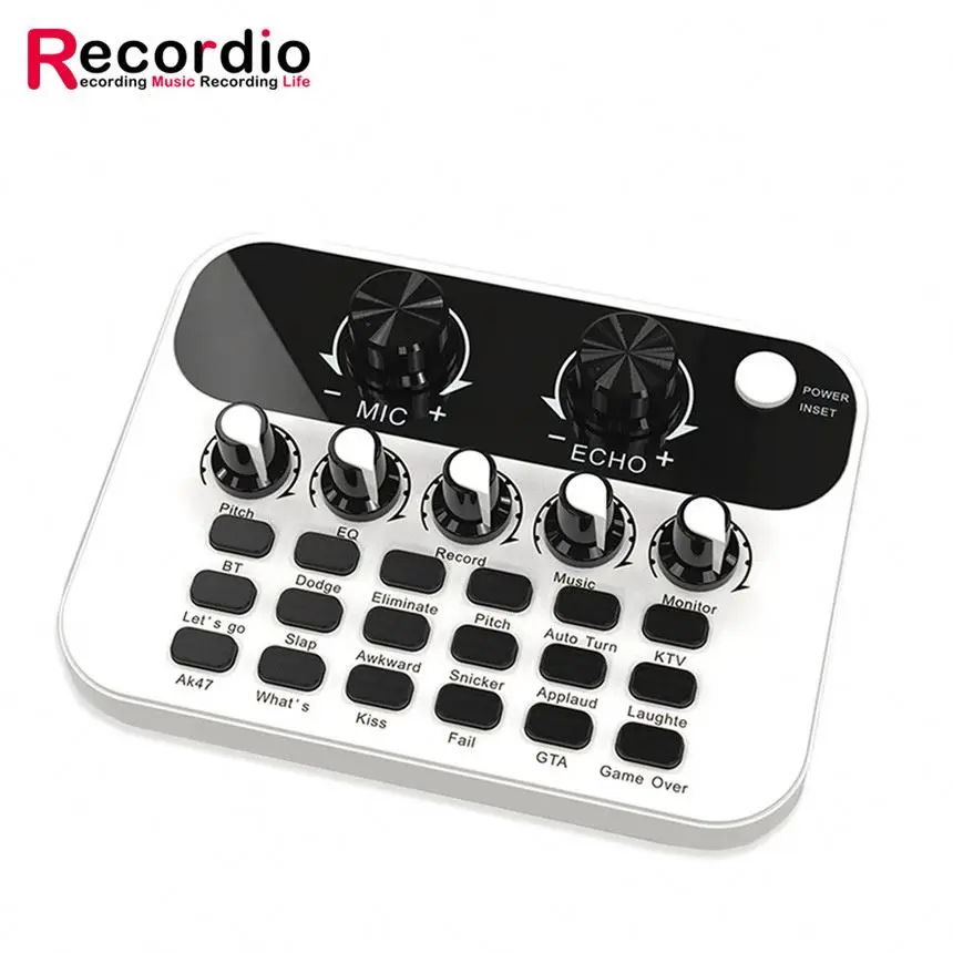 

GAX-V8 New Design The V8 Sound Card With High Quality, Black