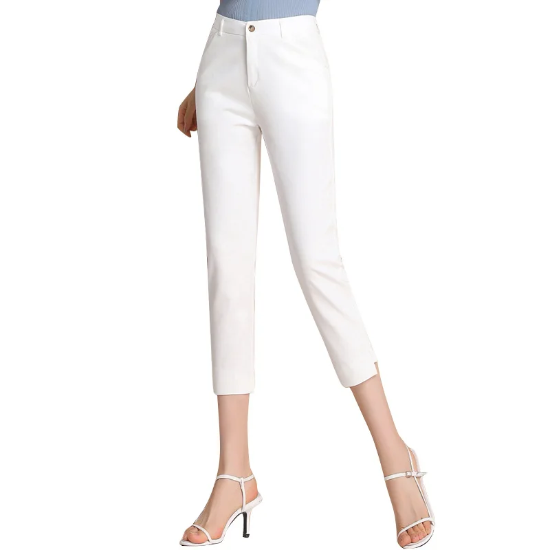 

New Casual Retro Women Plain Palazzo Solid High Waist Flare Wide Leg Chic Trousers Slim Long Loose OL Work Pants