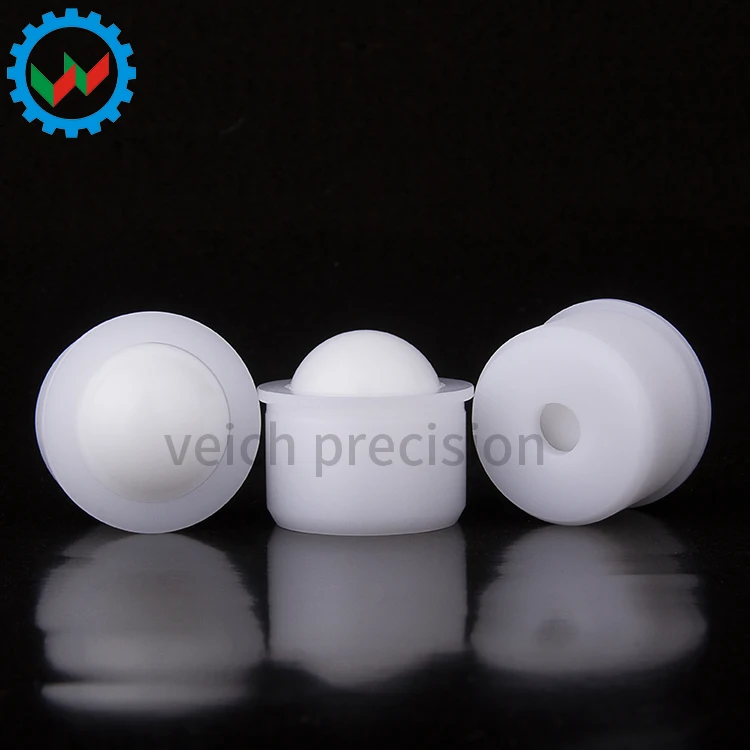 

VCN321/322 Plastic Conveyor Roller Plunger POM PEEK Ball Transfer Units