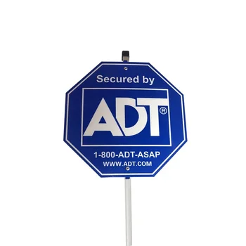 Plastic American Traffic Sign Aluminum Pole Outdoor Adt Yard Sign Print ...