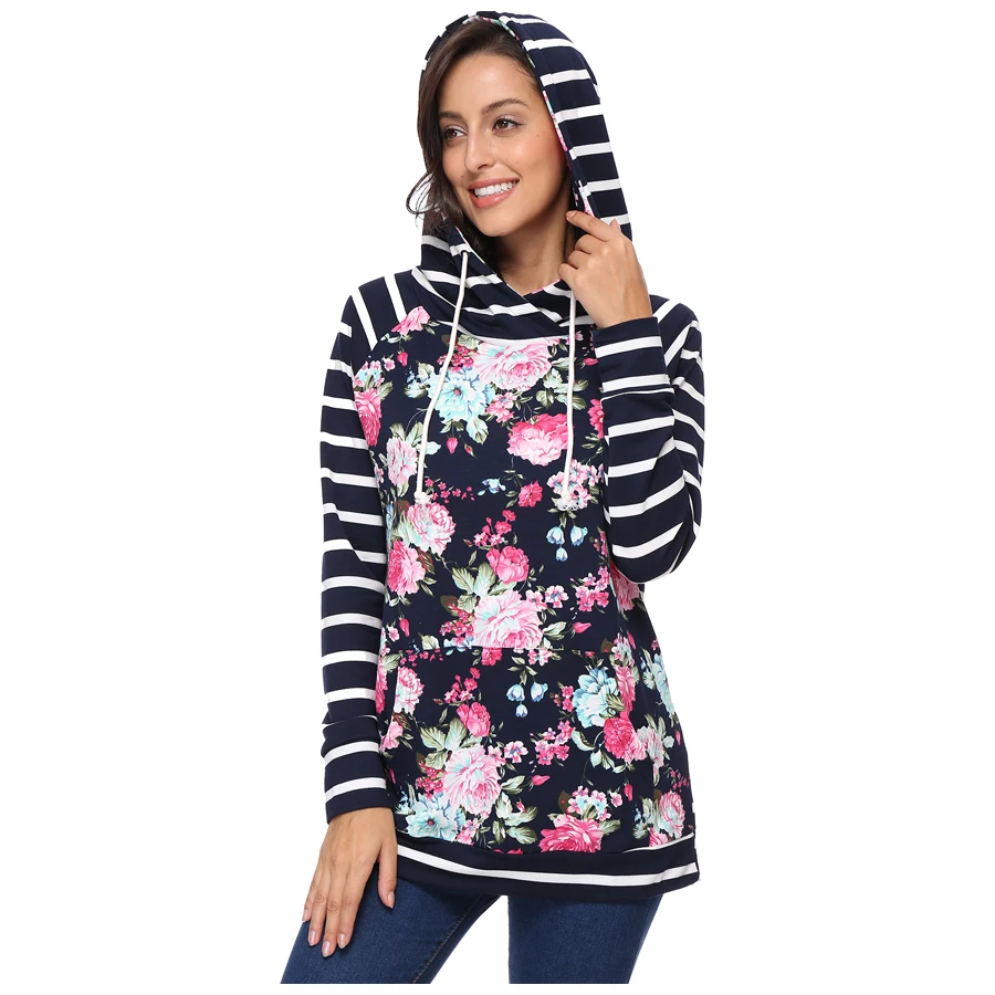 womens floral hoodies