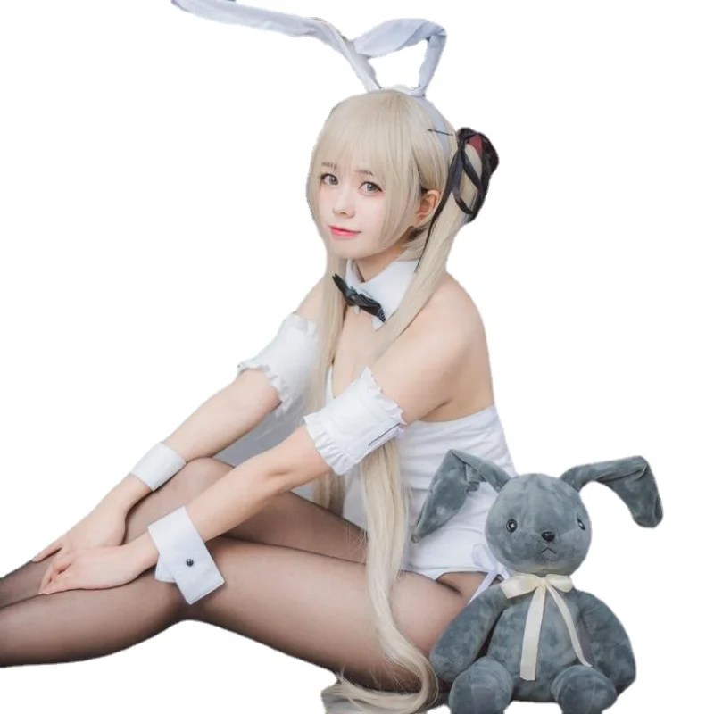 

Halloween dress up white anime sexy bunny girl cosplay stage prop costume