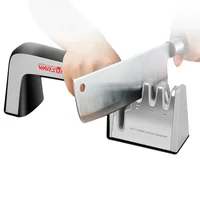 

WARSUN MD006 4 in 1 Multifunction mini knives sharpening tools 3 stage scissors kitchen diamond knife sharpener stone
