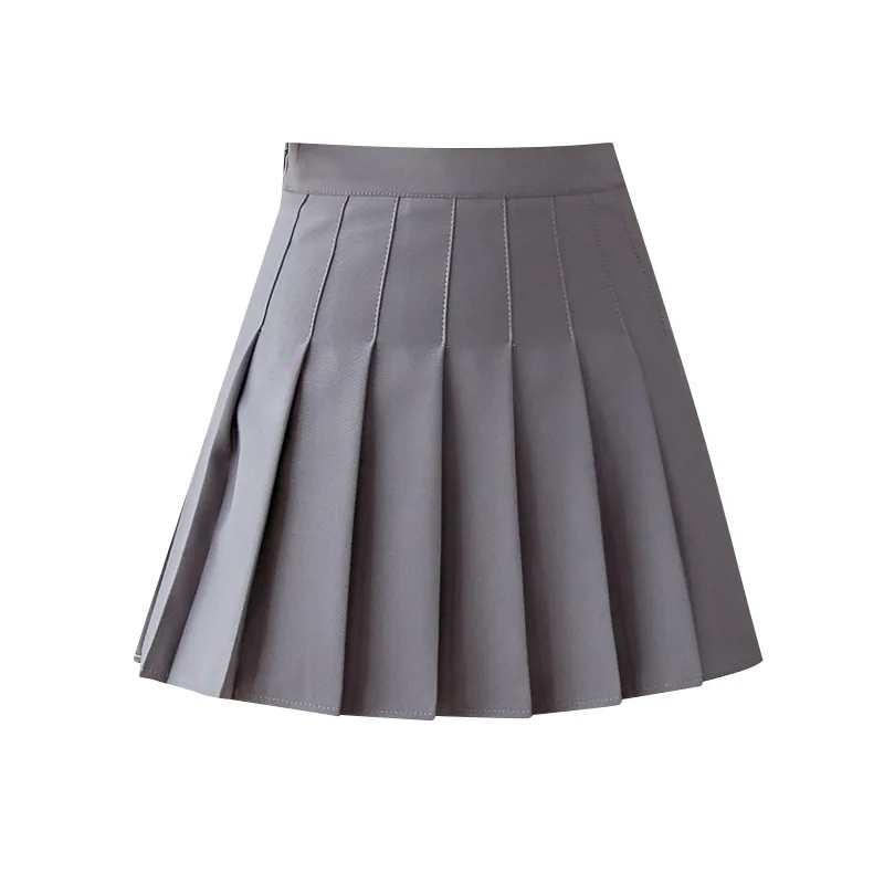 

Pleated Skirt Short Summer High Waist Show Thin Student Short Versatile Plaid Skirt Women's Spring A-line Anti Light Skirt