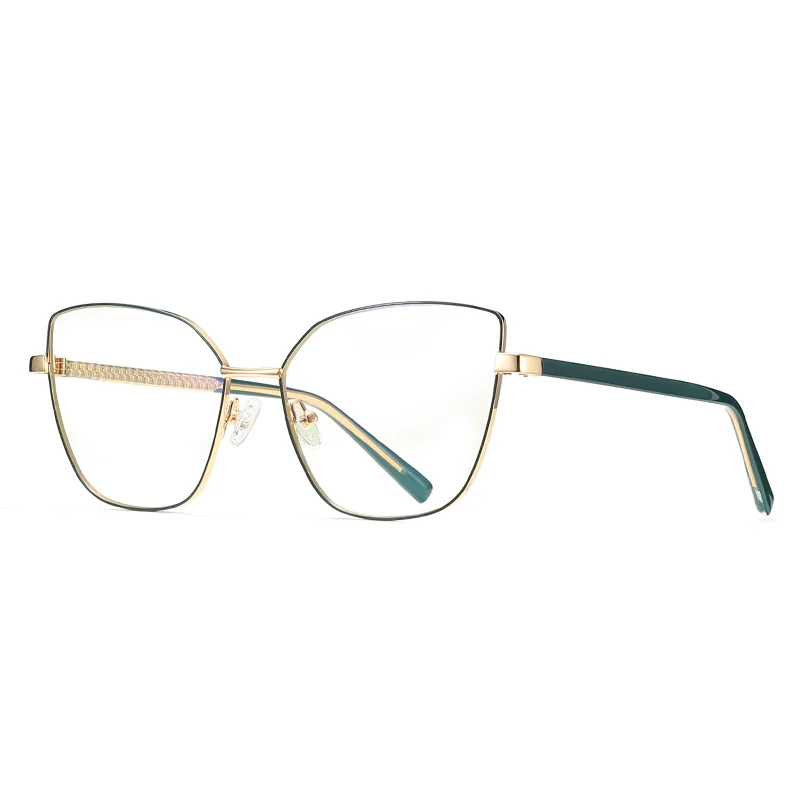 

Prescription High Quality Blue Light Blocking Anti Frame Clear Lens Wholesale Cat Eye Glasses Frames, Shown