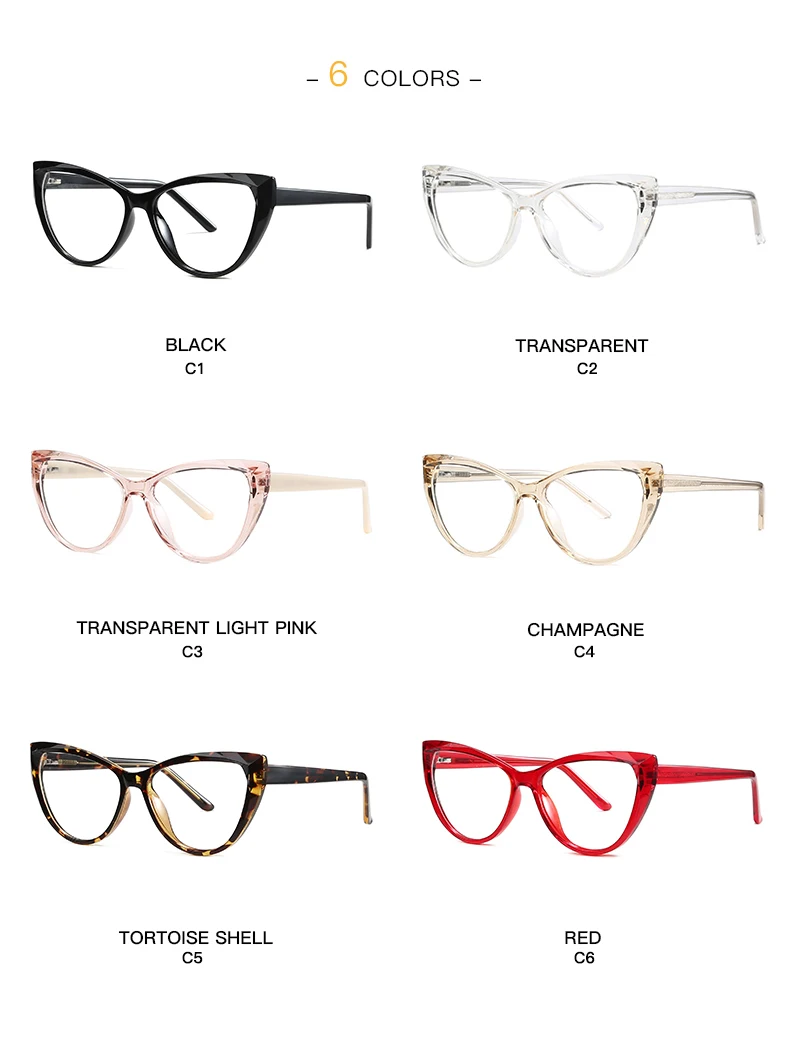 Cyxus Sonnenbrille Blaulicht Schutz - Katzenauge Vintage Design