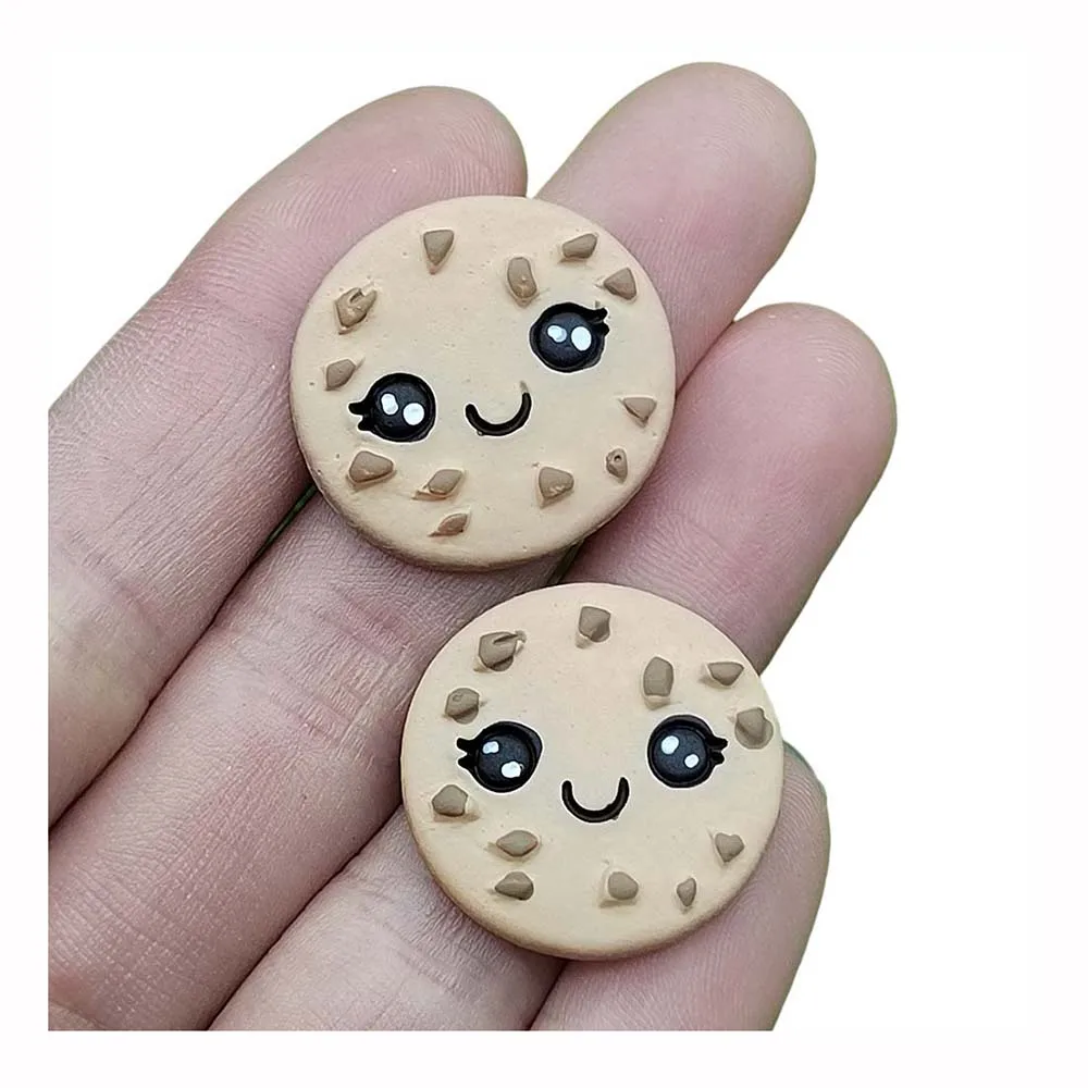 

Smile Flatback Planar Resin Donut Bread Cabochon Scrapbook Ornament Pencil Case Dangle Decoration Accessories