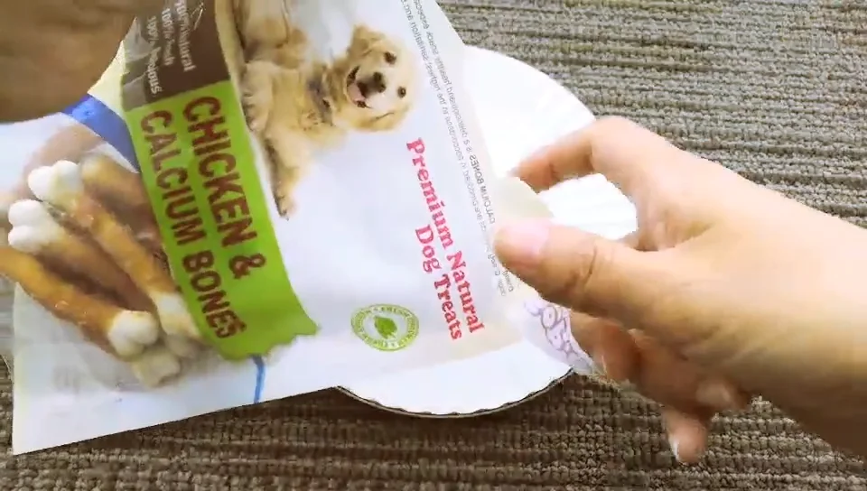 Chicken Starch Bone Dog Chew Dry Snacks Training Treats Dog Bone Oem