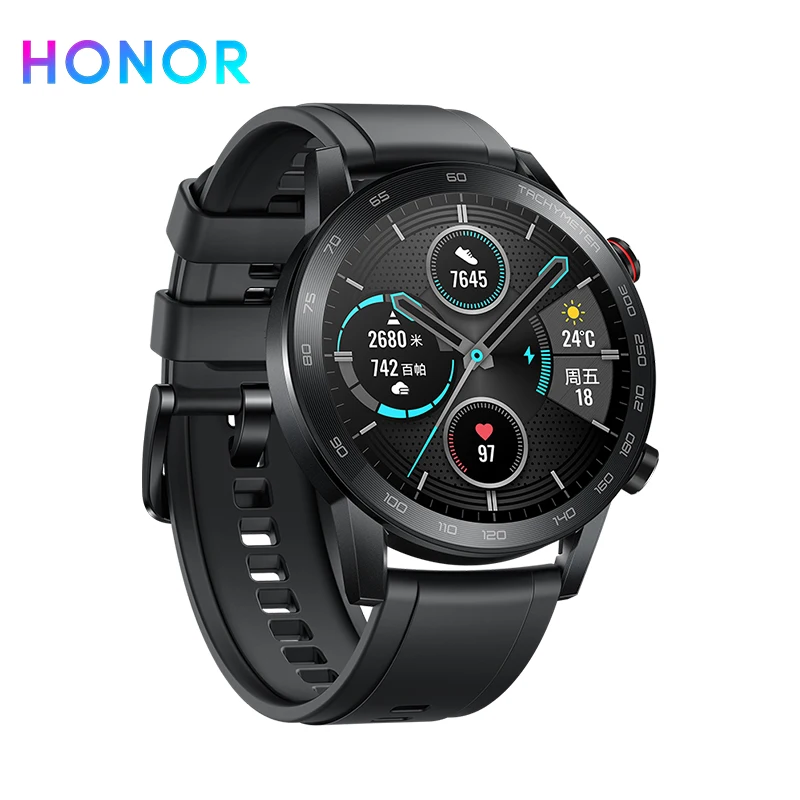 

Honor Magic Watch 2 46MM Smart Watch Blood Oxygen 14 Days Phone Call Heart Rate For Android iOS Magicwatch 2