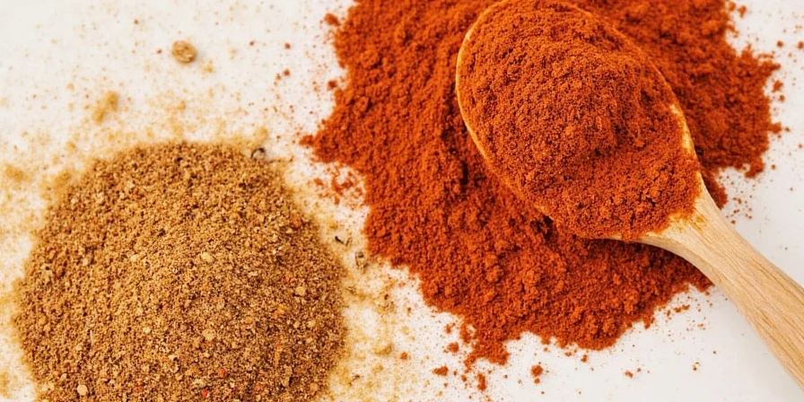 Chart comparing different spices visually