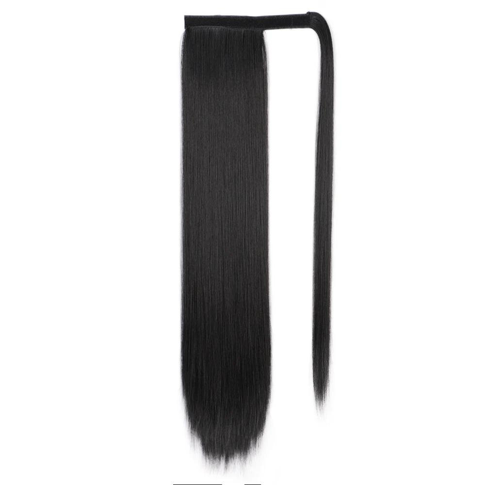

Aisi Hair Long Silky Straight Multi Color Ponytail Hairpiece Synthetic Wrap Round Clip In Hair Extension For Black White Women