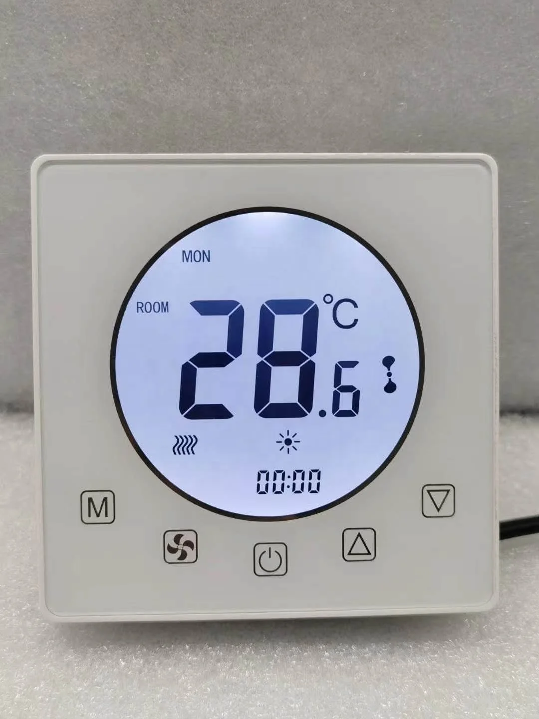 Hvac Fanコイル制御サーモスタット温度コントローラデジタルルームスマートプログラム可能なサーモスタットとwifi Buy Hvac