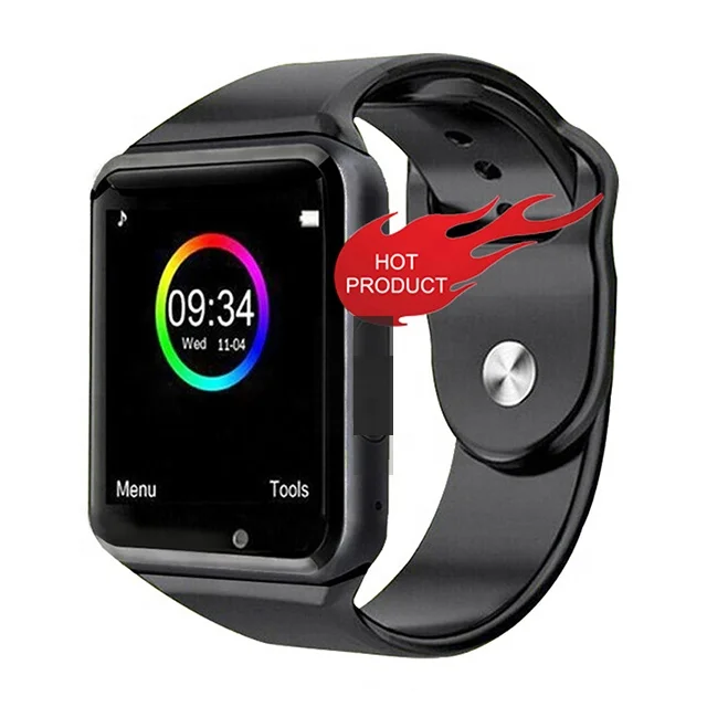 

NEW A1 Wireless Smart Watch High Quality Battery Watches Wristband Support Sim TF Card Camera Mobile Phone Watch