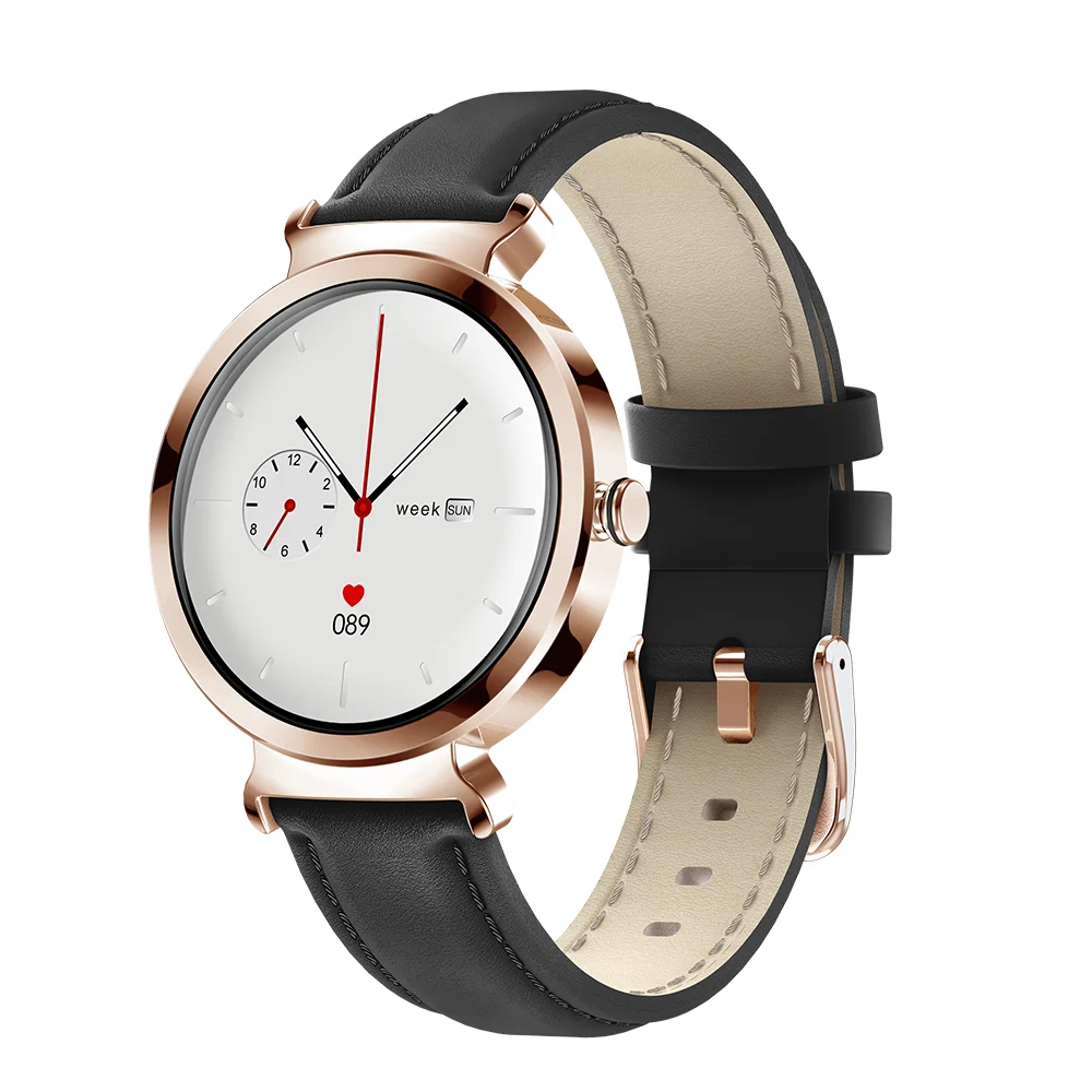 

2021 Woman Smartwatch With Body Tempreture Message Reminder Heart Rate Monitoring For Mobile Phone