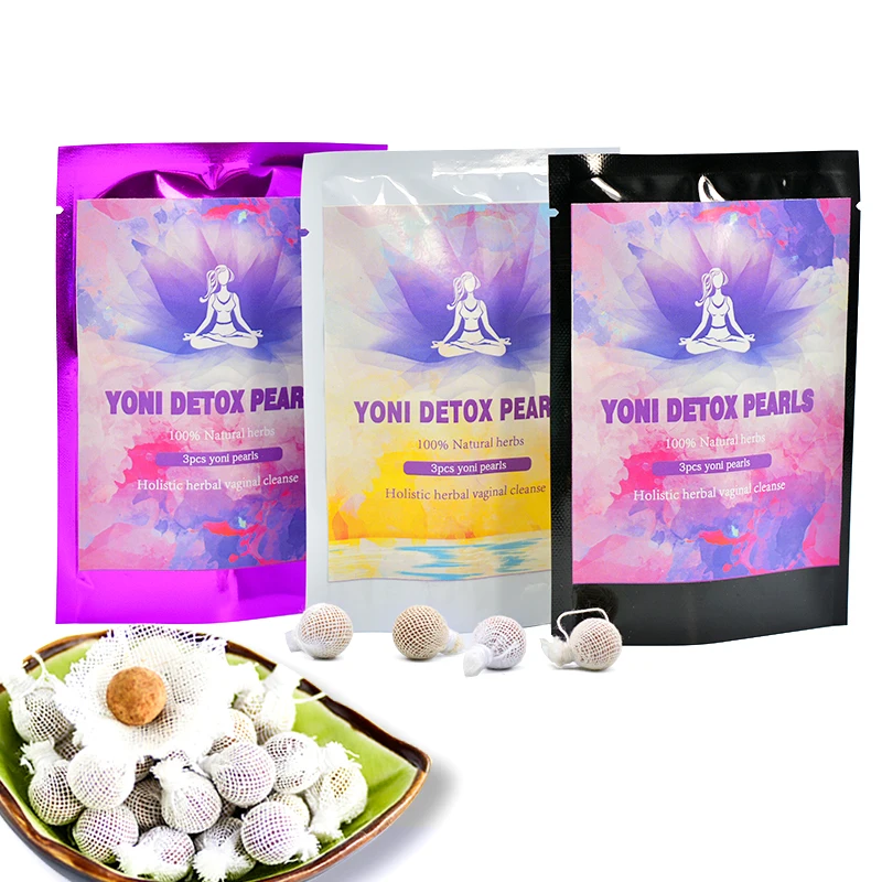 

Accept OEM yoni perle tampon feminine vagina detox pearls 3 in 1 all pure organic herbal plant