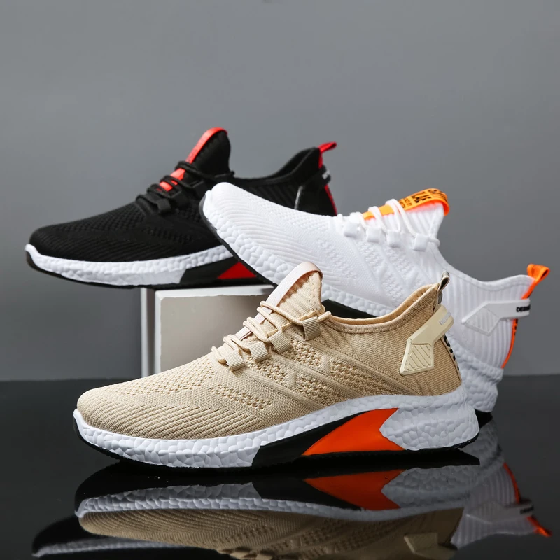 

Factory New cheap trend Custom Footwear men's Mesh casual shoes sports boy shoes, Black,white,apricot