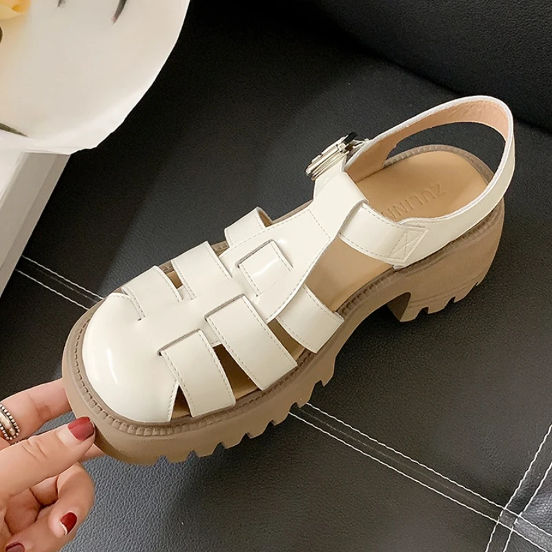 

Factory Direct Wholesale Prices Braid Outdoor Shoes Female Pointed Toe Sandals Women's Sandales Plat