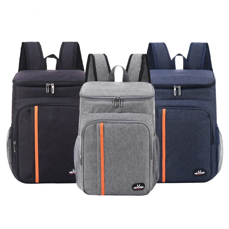 

18L Hot Sale Large Durable Double Layer Leak Proof Flexible Cooler Bag Food Delivery Bag Outdoor Insulated Backpack, Customized color acceptable