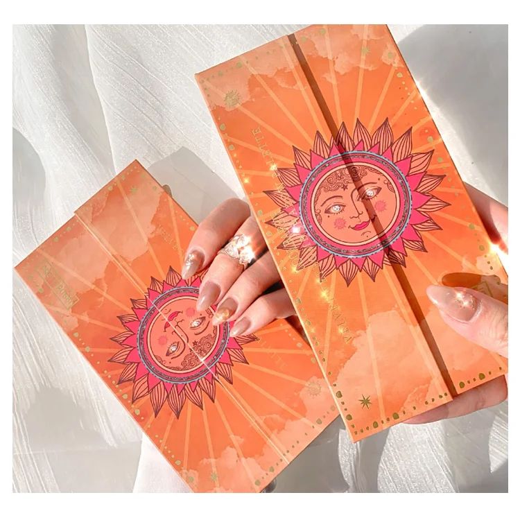 

Natural three-dimensional sun 4 color blush emotion blush plate four color white orange pearl, 4 colors