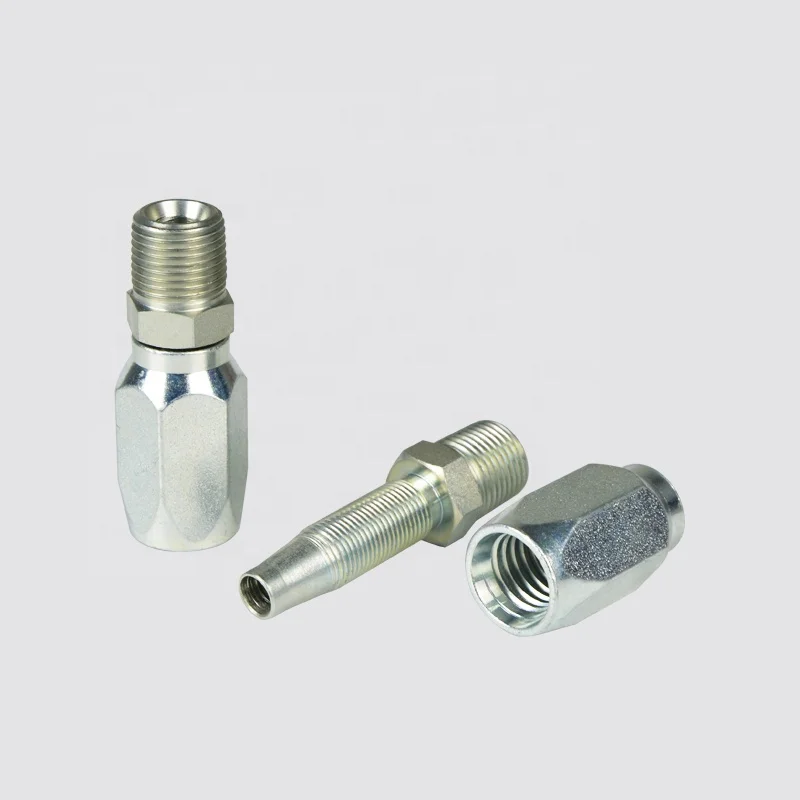 

15618-08-08 NPT MALE supply hydraulic reusable connector hose fittings