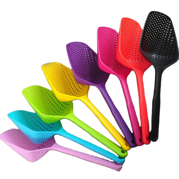 

Kitchen Plastic Accessories Gadgets Useful Household Drain Tools Solid Color Water Filter Shovel